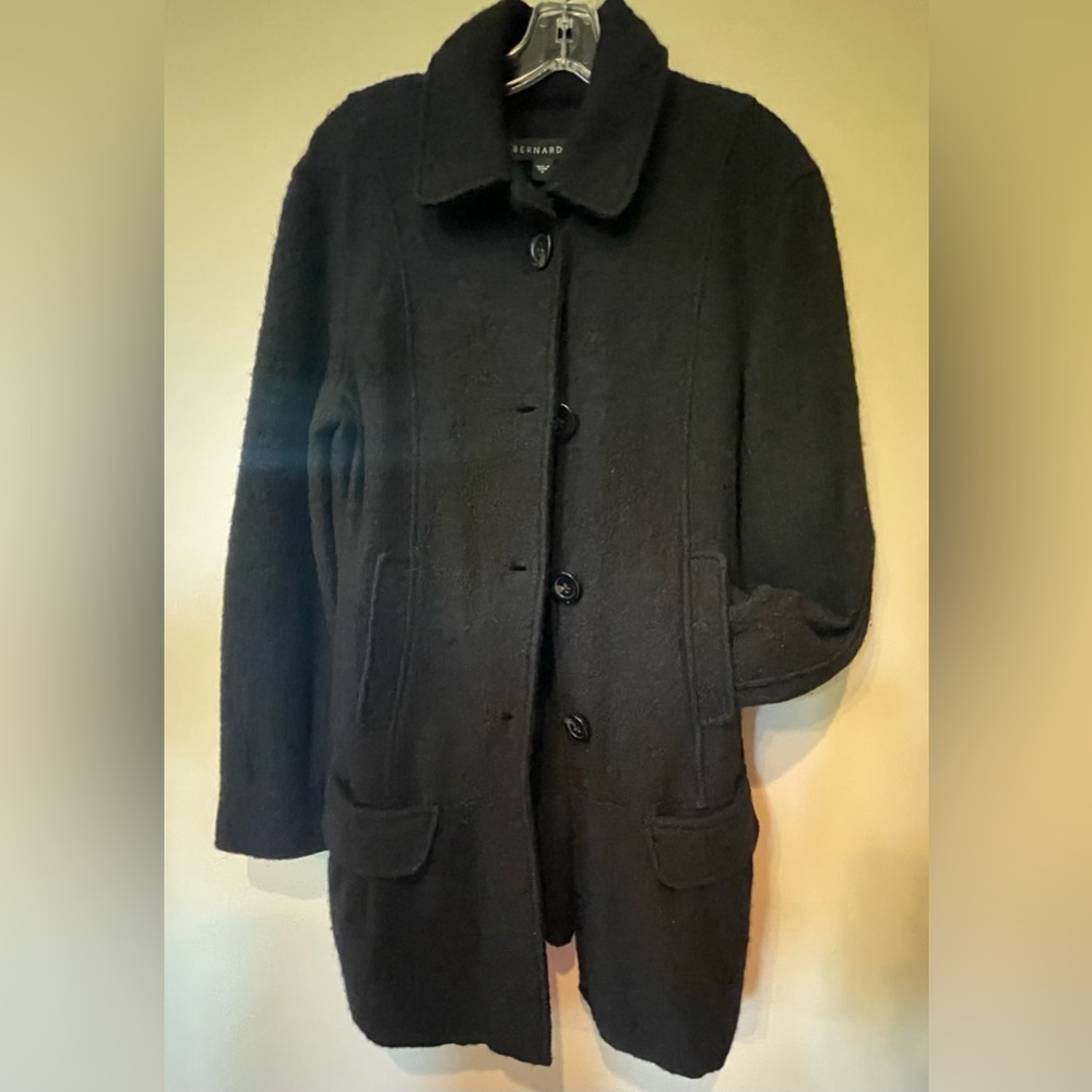 BEAUTIFUL BERNARDO WOOL PEA COAT SIZE M